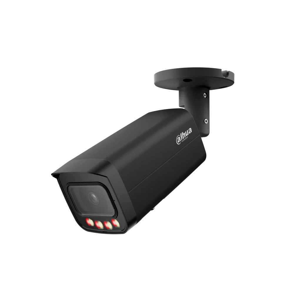 DAHUA IPC-HFW21249T-AS-IL-Black 12Mpix, 3,6mm Lens,SD Kart, Smart Dual Light, H265+, 30Mt Gece Görüşü, IP67, Dahili Mikr