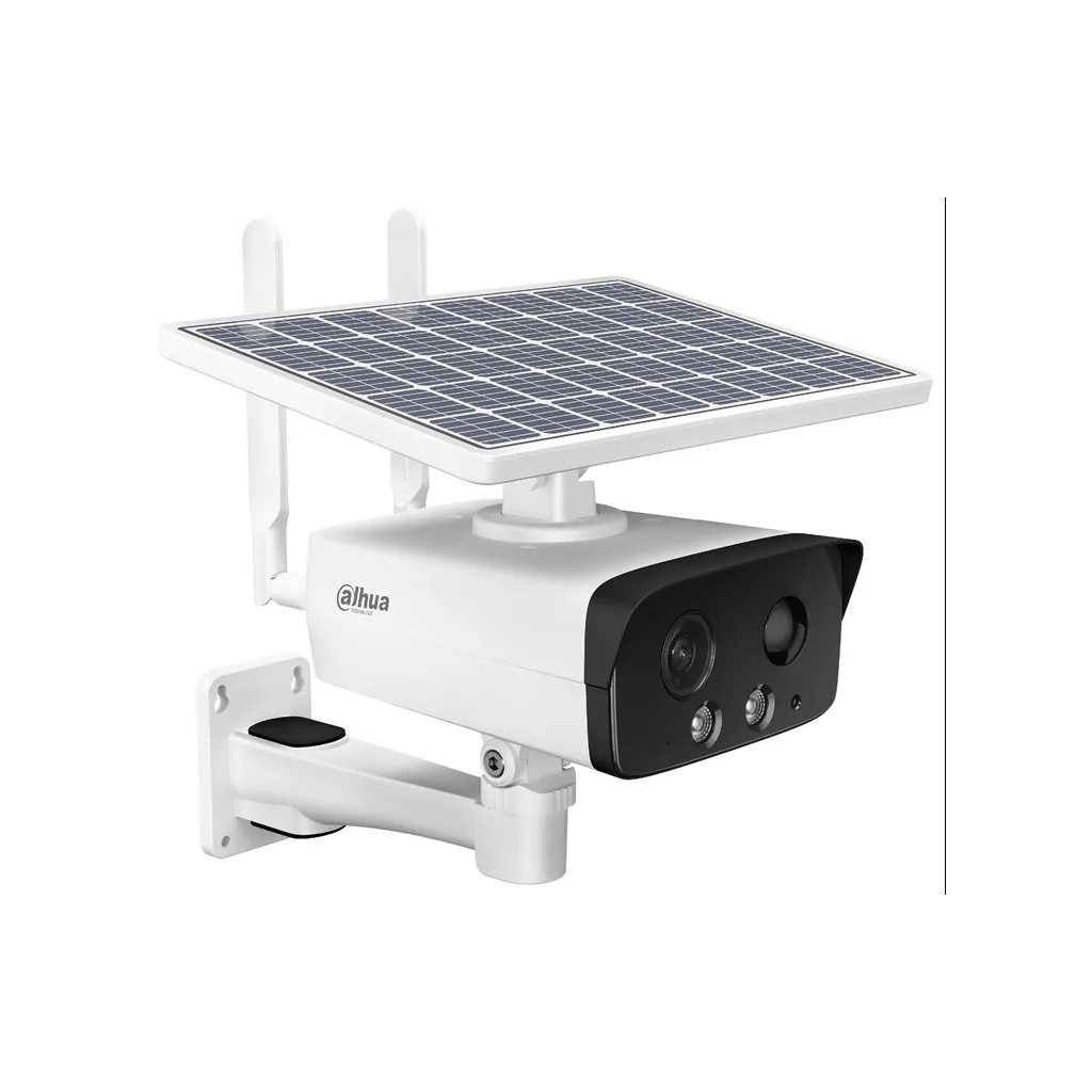 DAHUA IPC-HFW2431DG-4G-SP-EAU-B, 4Mpix, 3,6mm Lens, H265+, 50Mt Gece Görüşü, Dahili Mikrofon, IP67, Solar(Güneş Enerjili