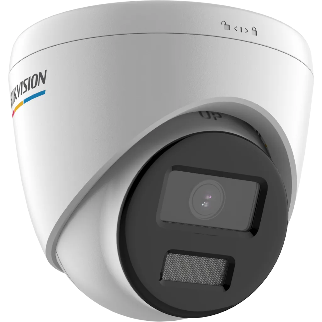 HIKVISION DS-2CD1327G0-LUF 2Mpix, 2,8mm Lens, H265+, 30Mt Gece Görüşü, Dahili Mikrofon, Color Vu Lite, Full Time Color,