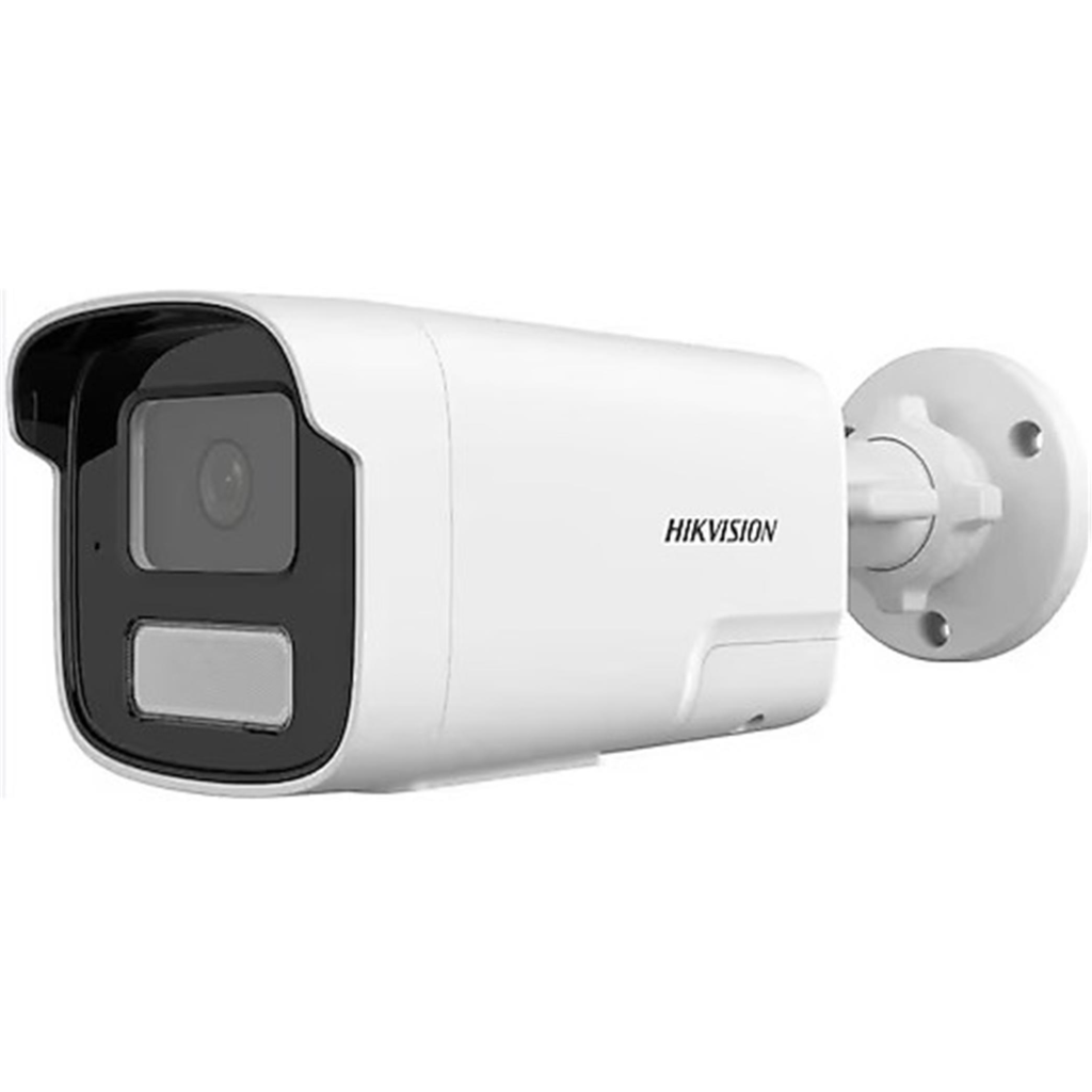 HIKVISION DS-2CD1T23G2-LIUF/SL 2Mpix, 4mm Lens, H265+,50Mt Gece Görüşü, Hybrid Light, SD Kart,Dahili Mikrofon, PoE, Bullet IP Kamera
