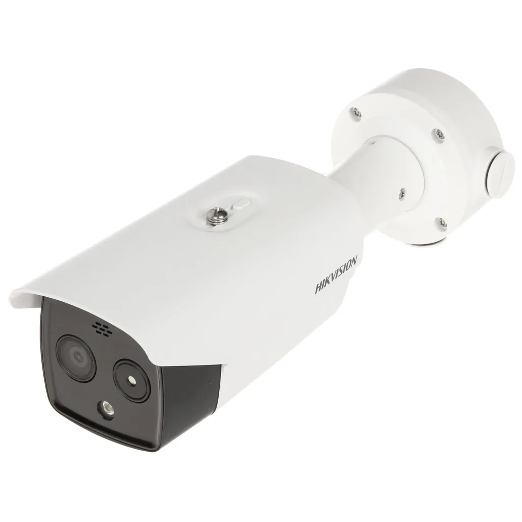 HIKVISION DS-2TD2617-6/QA 4Mpix, 8mm Lens, H265+, 40Mt Gece Görüşü, PoE, Yangın Algılama, Sesli Alarm, Termal IP Kamera