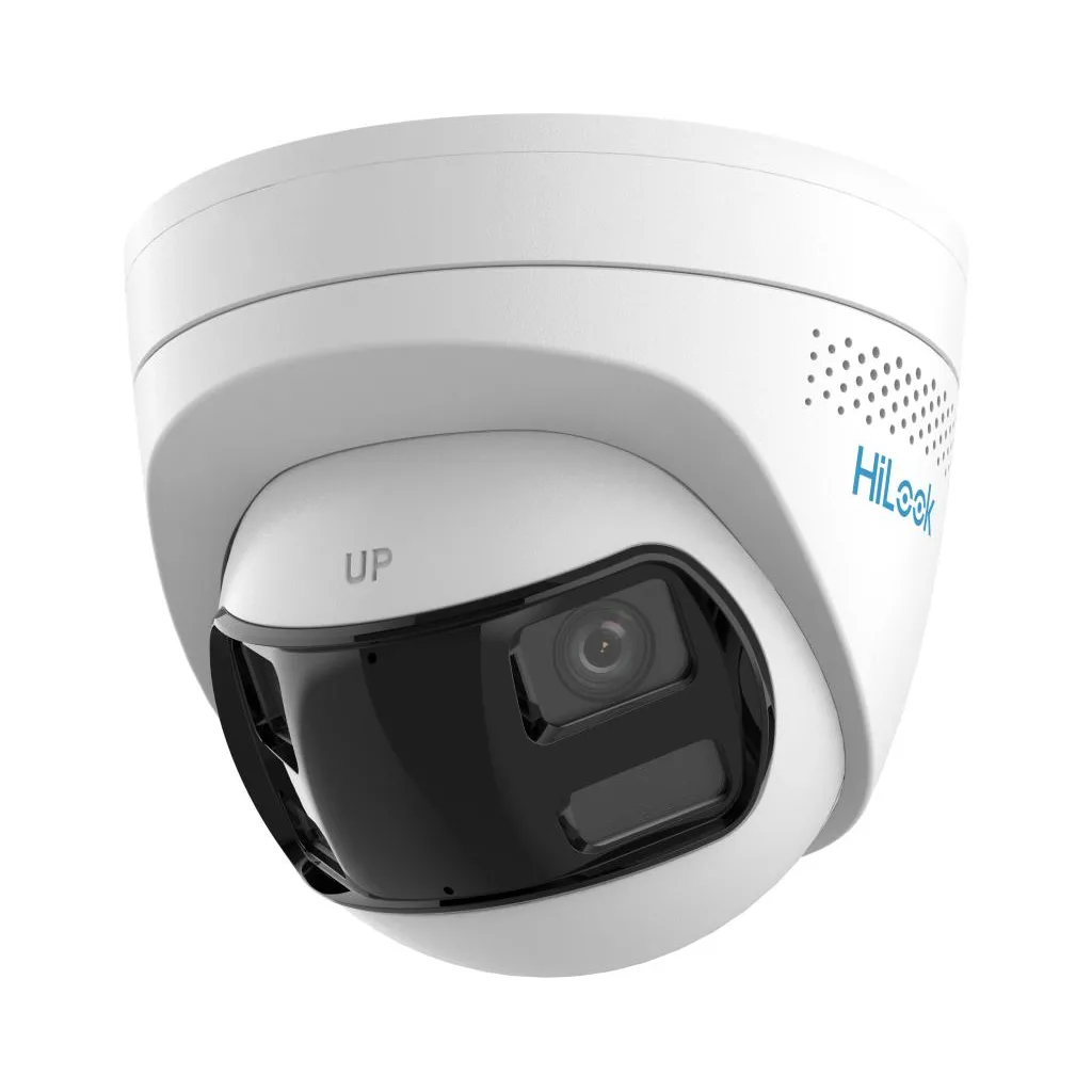HILOOK IPC-T269HAD-LUF/SL, 6Mpix,2,8mm Dual Lens, H265+, Dual Light, 30Mt Gece Görüşü, Dahili Mikrofon, PoE, IP67, Dome,