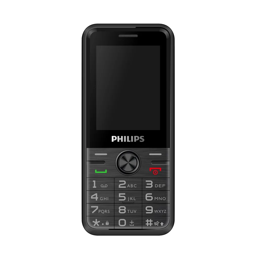 PHILIPS Xenium E6500, 128Mb, Siyah, 48Mb Ram, 2,4inc Ekran, Arka Kamera, 4G Çift Sim Desteği, FM Radyo, 1700mAh Pil, El