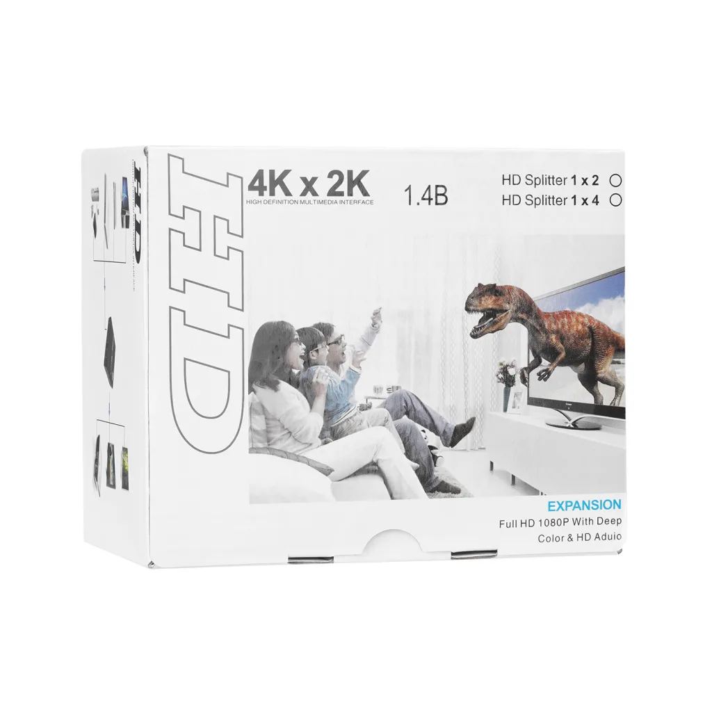 HYTECH HY-LU2, 2xHDMI, 2K-4K, Monitör Çoklayıcı, (1PC-2Monitör)