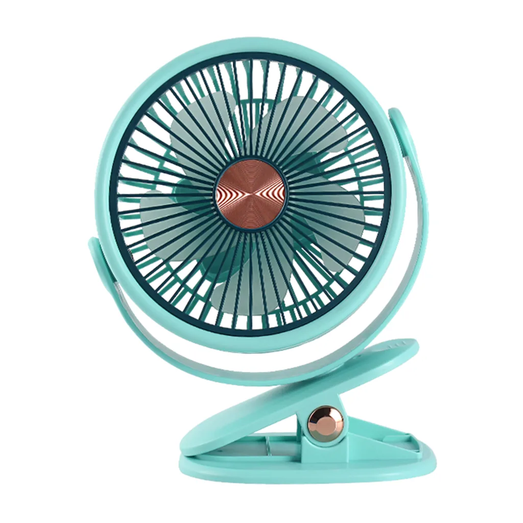 FENY FN-F70, YEŞİL, 3 Kademeli Hız, Kıstırmalı Ayak, 360derece Dönüş, 6" Kanat, Masaüstü, Dahili 1800mAh Bataryalı, Type
