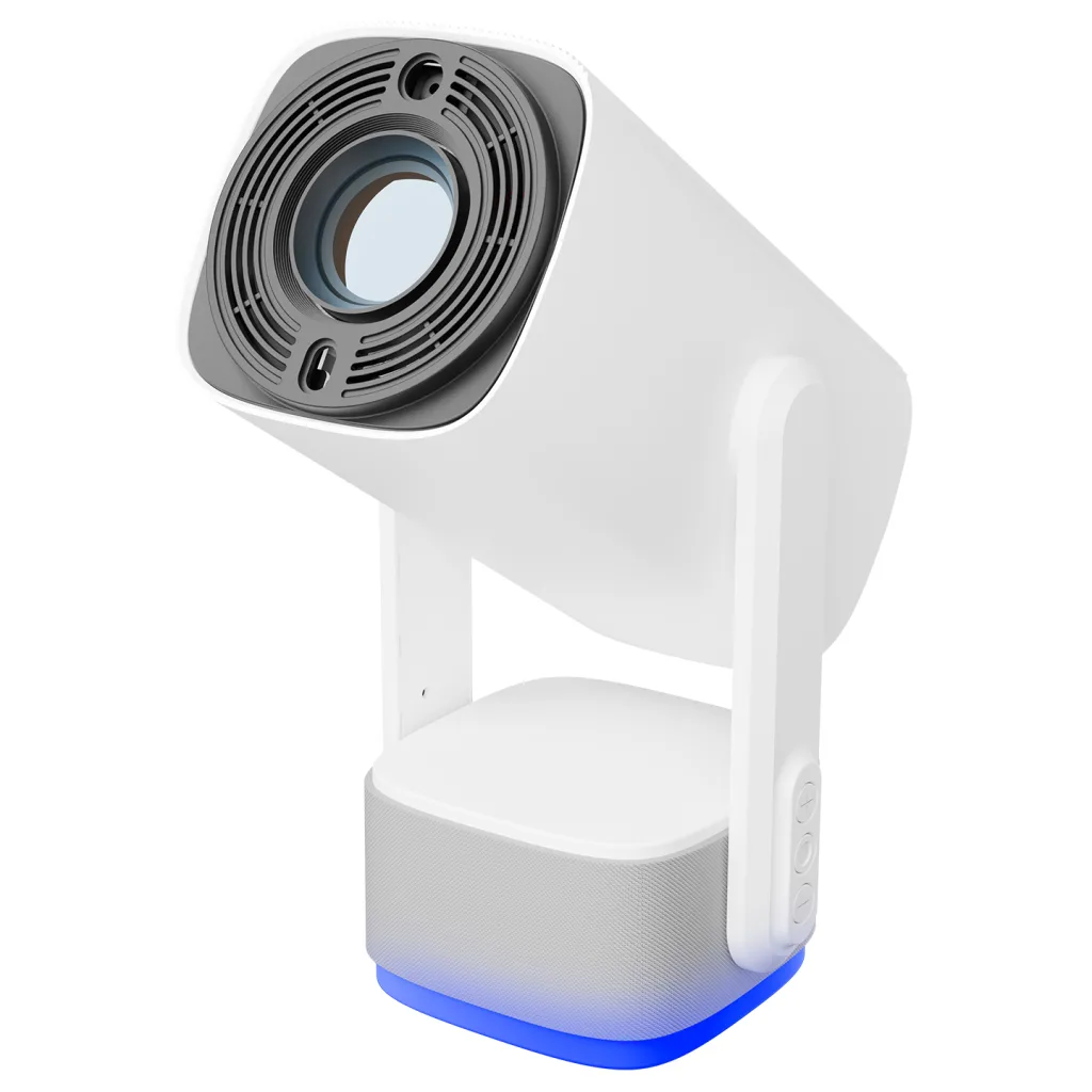 EVEREST PJ08, Beyaz, 150 LED Lümen, 1280x720, 1xHDMI, 1xUSB, WiFi, Bluetooth, 30.000 Saat Led Ömrü, 6W Speaker, 5200mAh