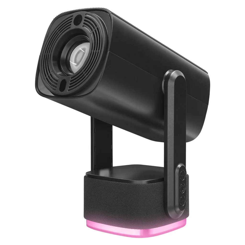 EVEREST PJ08, Siyah, 150 LED Lümen, 1280x720, 1xHDMI, 1xUSB, WiFi, Bluetooth, 30.000 Saat Led Ömrü, 6W Speaker, 5200mAh