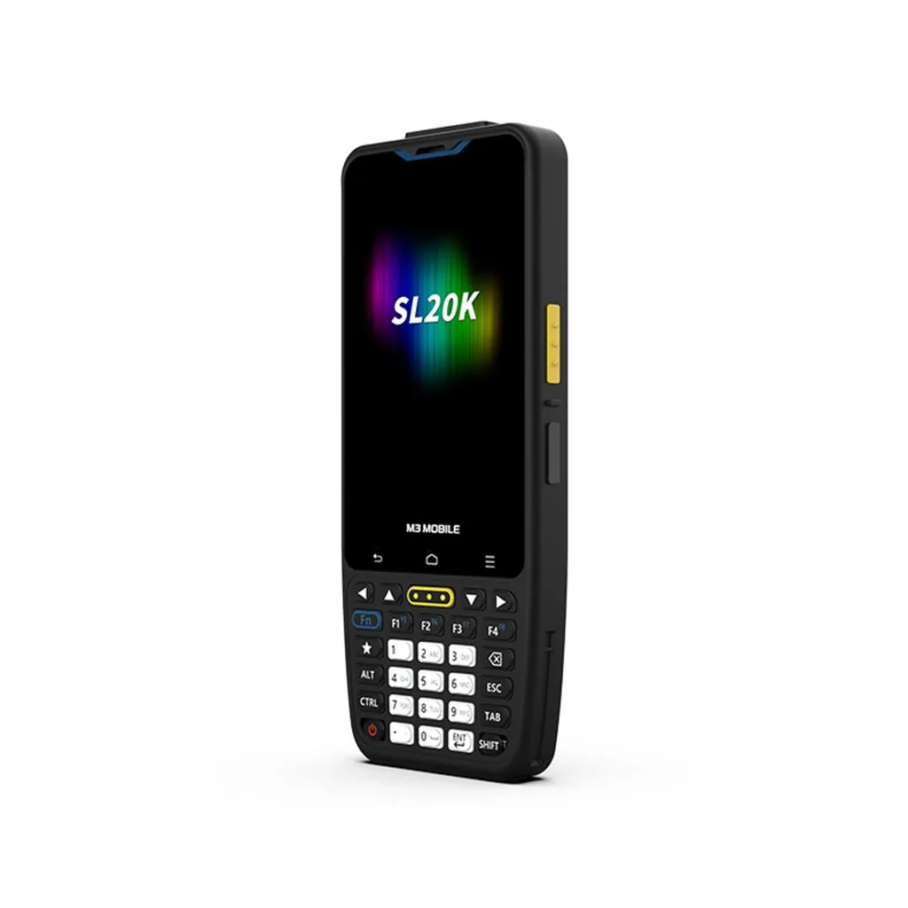 M3 Mobile SL20K, Android 13, WiFi, Bluetooth, 4" Dokunmatik ve Tuşlu Ekran, 4 GB RAM, 64 GB ROM, 2D Karekod, EL Terminal