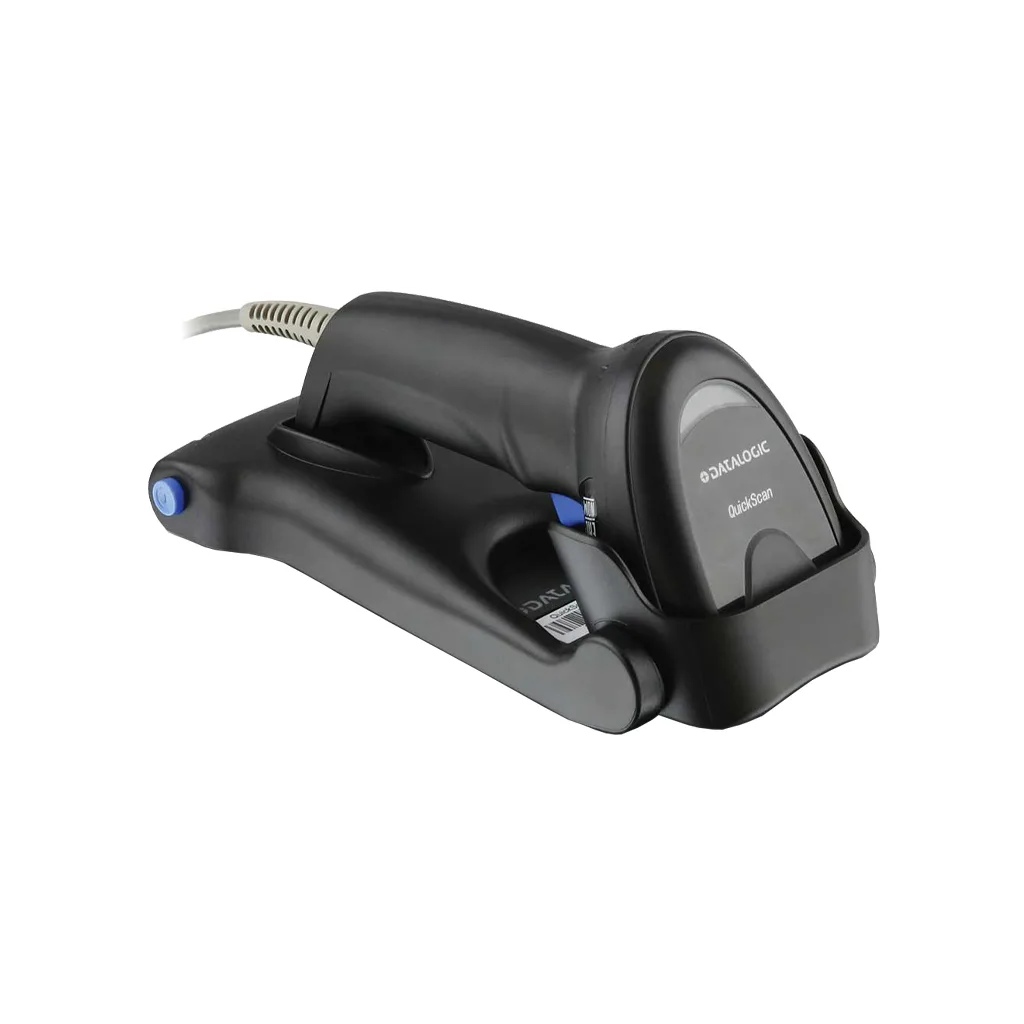 DATALOGIC Quickscan QD2220, EL Tipi, Laser, USB Kablolu, 1D, Barkod Okuyucu (Ayaklı)
