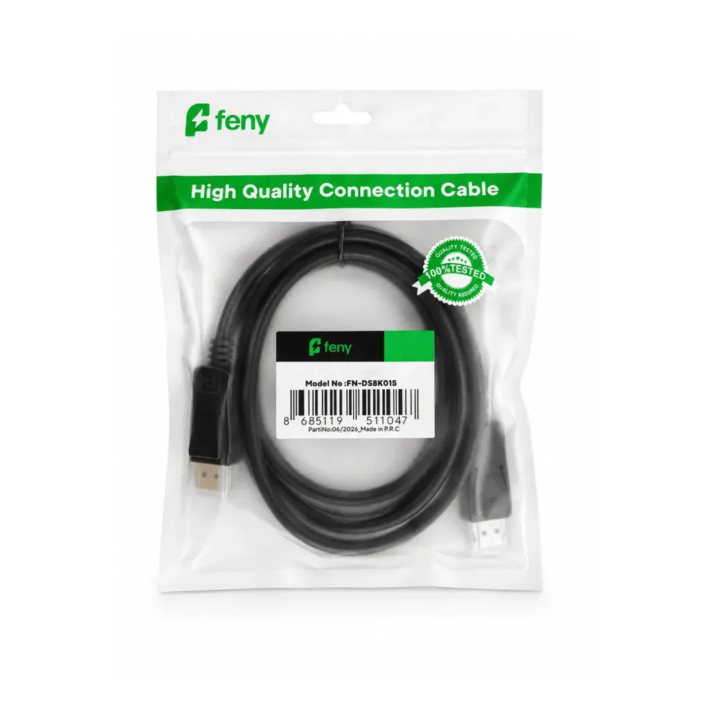 FENY FN-DS4K03 , 4K UHD, 60Hz, Display Port (DP) Kablo, 3mt