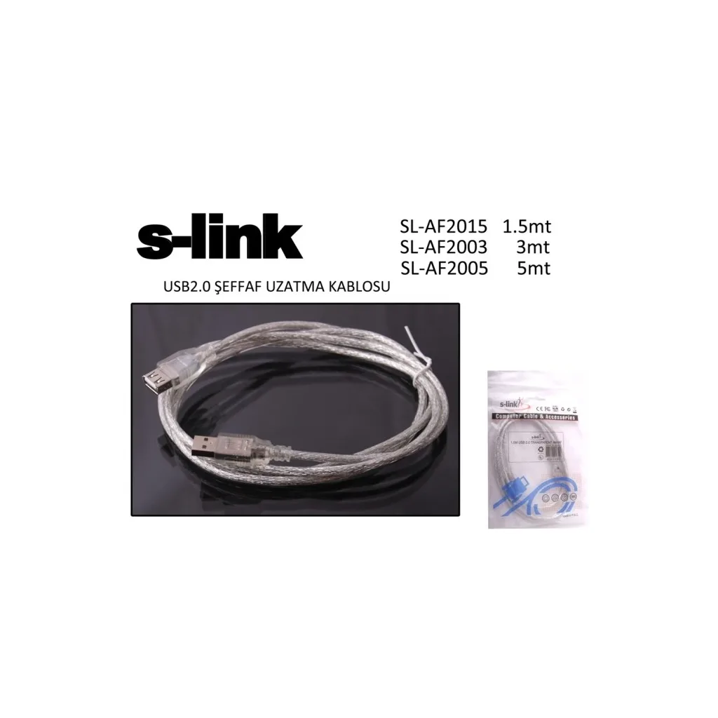 S-LINK SL-AF2003 USB Uzatma Kablosu 3Metre
