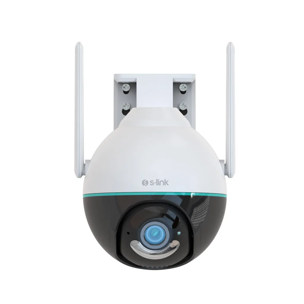 S-LINK SL-PTZ04, Akıllı Güvenlik Kamerası, WiFi, 4Mpix, 3.6mm Lens, 25m. Gece Görüşü, Hareket algılama, İki Yönlü Ses, M