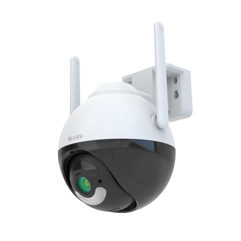S-LINK SL-PTZ04, Akıllı Güvenlik Kamerası, WiFi, 4Mpix, 3.6mm Lens, 25m. Gece Görüşü, Hareket algılama, İki Yönlü Ses, M