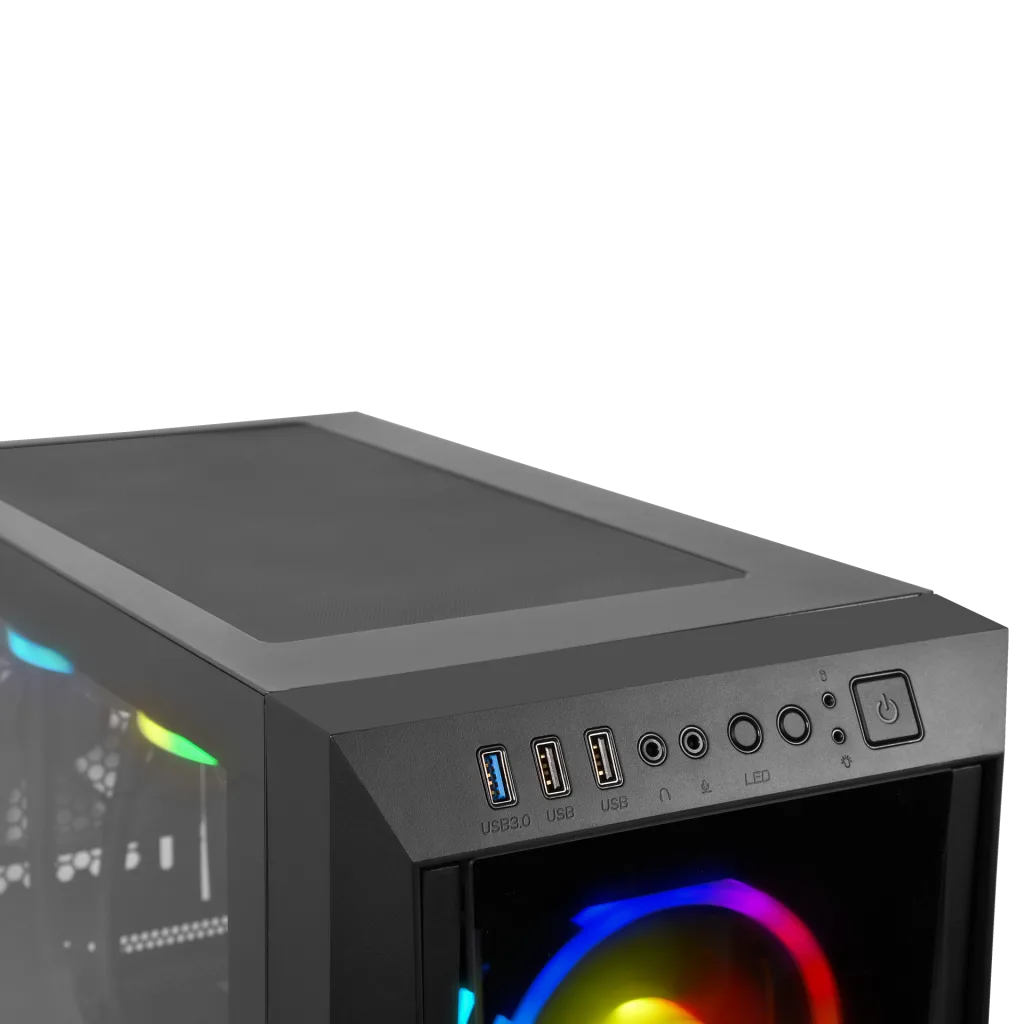 PANTHERA-02B, AMD RYZEN 5 5600, 16Gb DDR4 Ram, 500Gb NVMe SSD, 8Gb GDDR6 RX 5500 Ekran Kartı, 1600W Kasa, Free Dos OEM P
