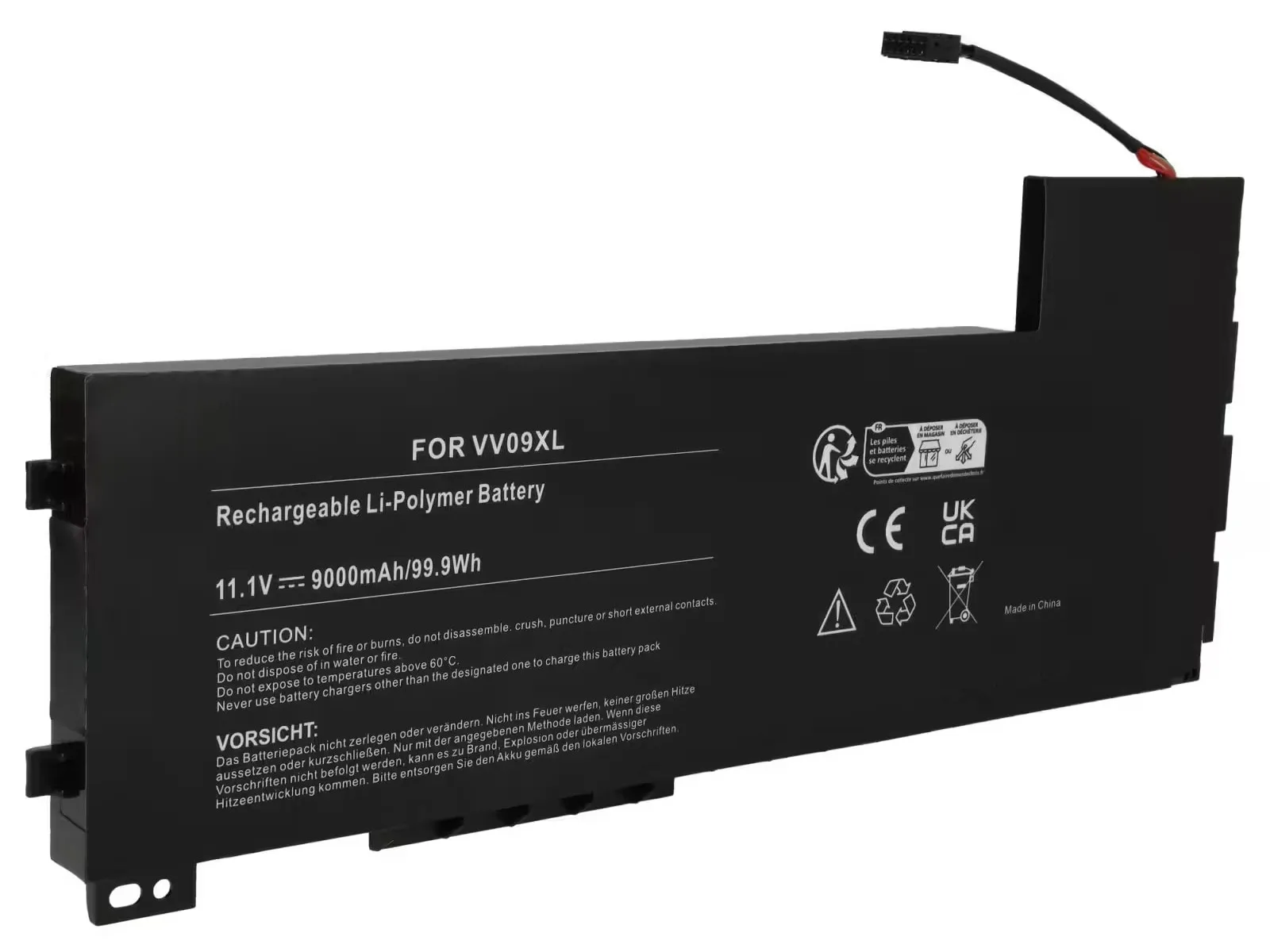 HYPERLIFE Hp ZBook 15 G3, G4, VV09XL Notebook Bataryası