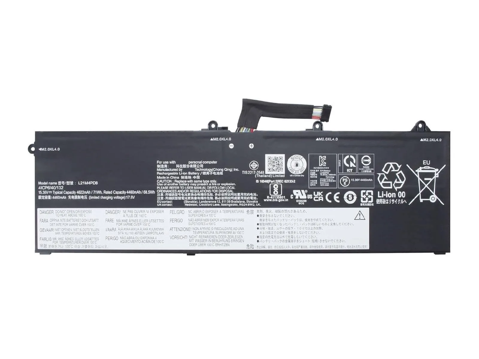 RETRO Lenovo ThinkBook L21M4PD8 Notebook Bataryası
