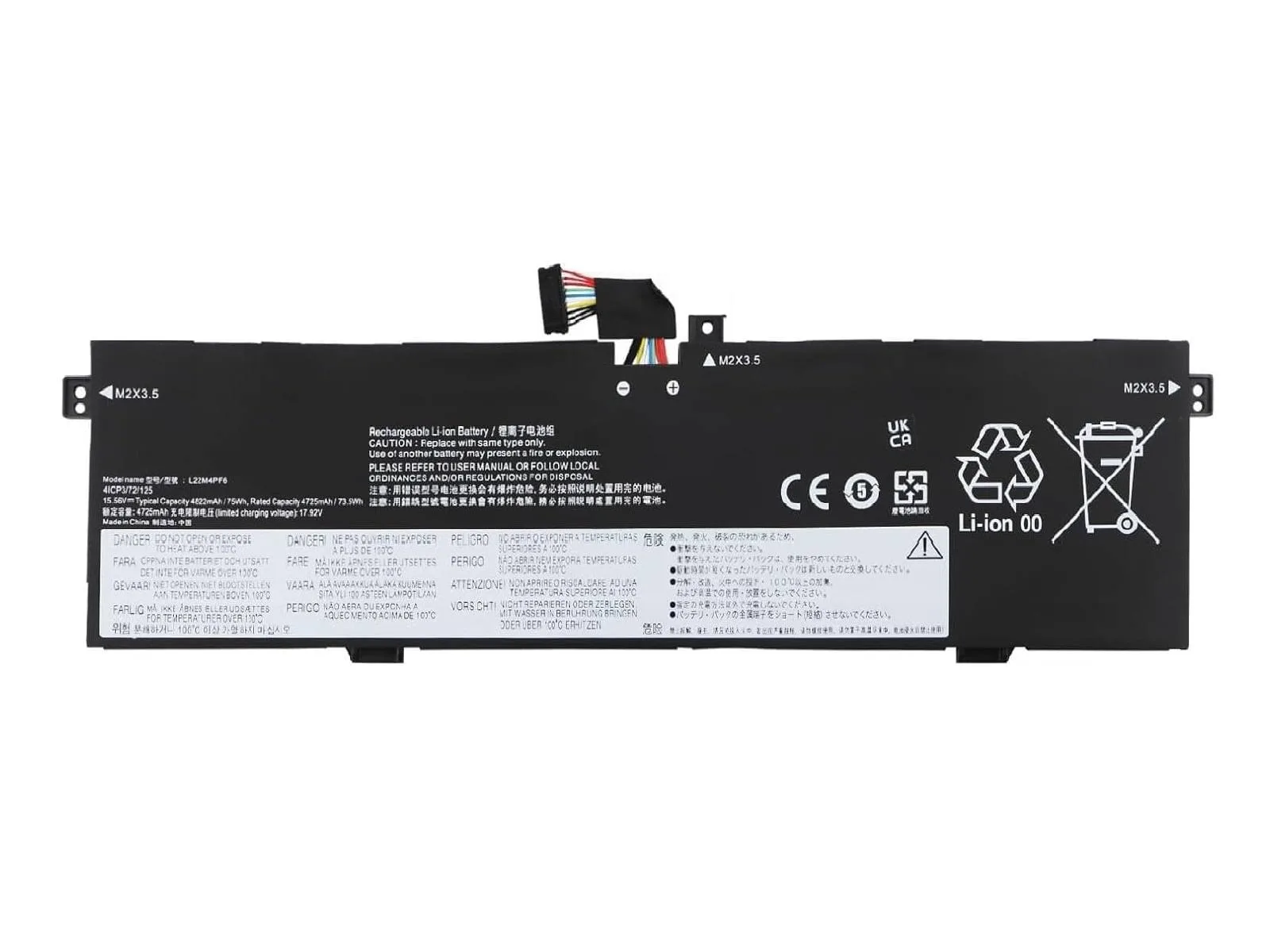 RETRO Lenovo Yoga Pro 9-14IRP8, L22M4PF6 Notebook Bataryası
